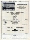 Cobblestone House, Whitmore Food Store, J and A Supply Co., Riese Service Station, Engel's, Walworth County 1955c